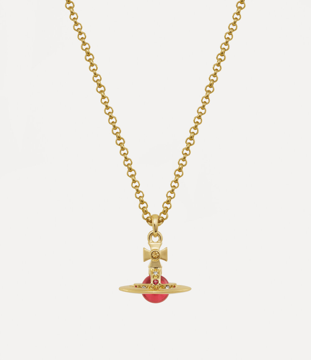 Vivienne Westwood New Petite Orb Pendant Necklace in Gold