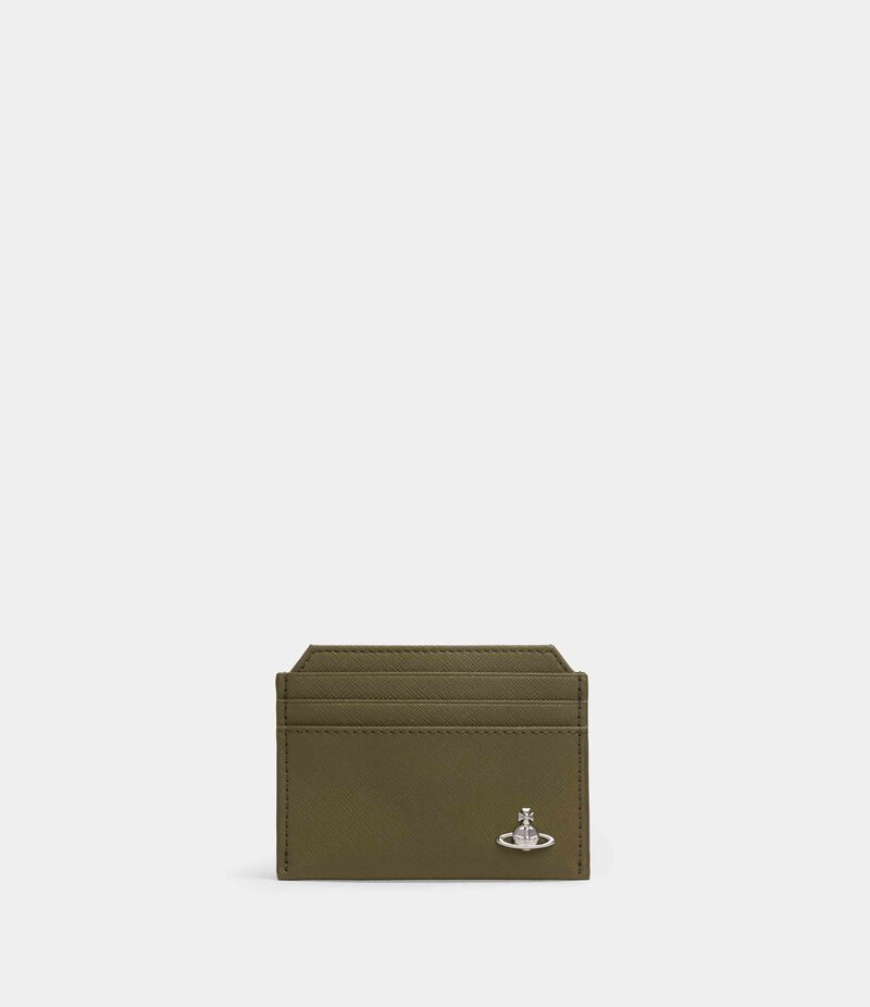 Vivienne Westwood Slim Card Holder in Khaki