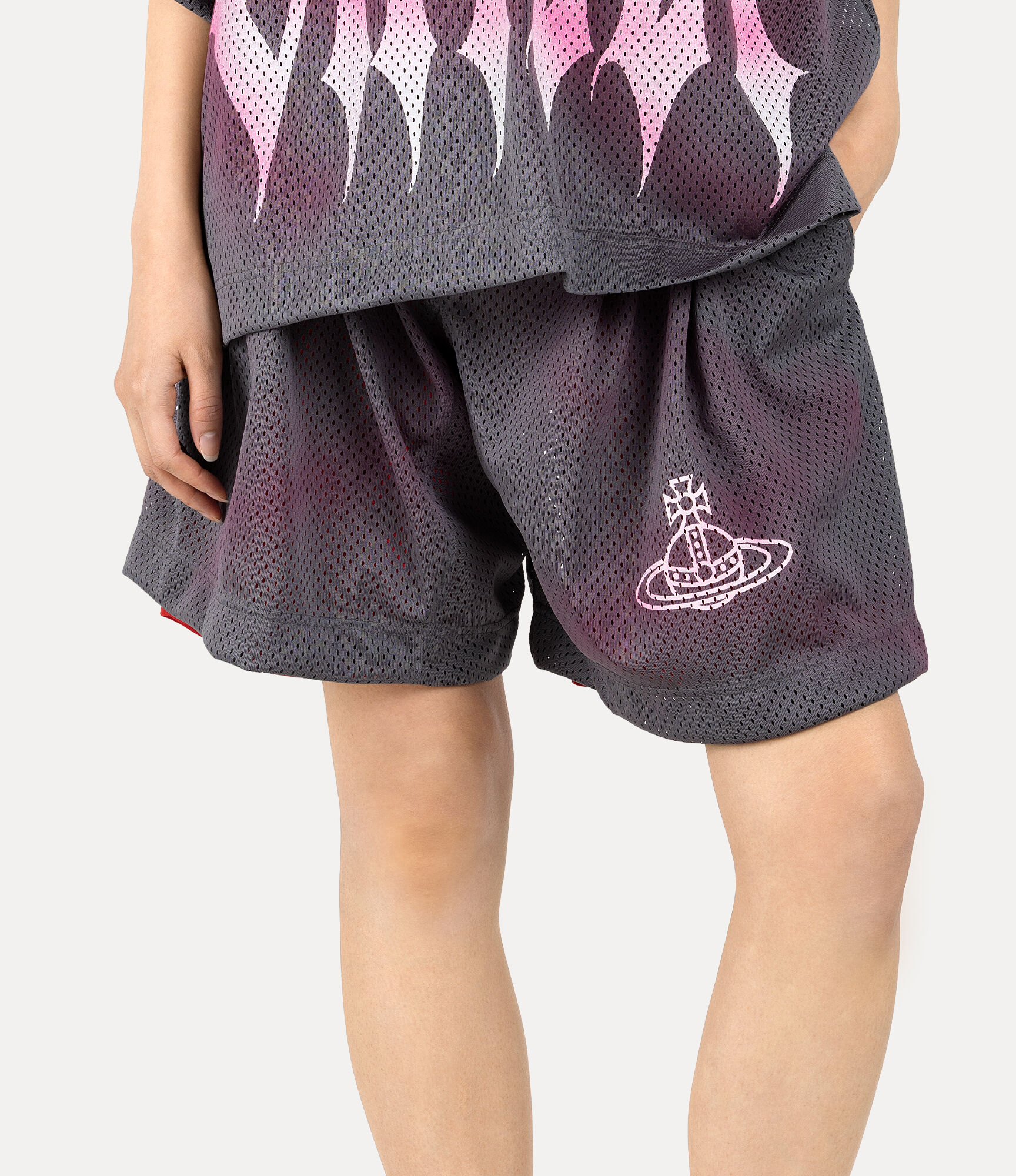 Spray Mesh Layer Short Trousers  large image number 4
