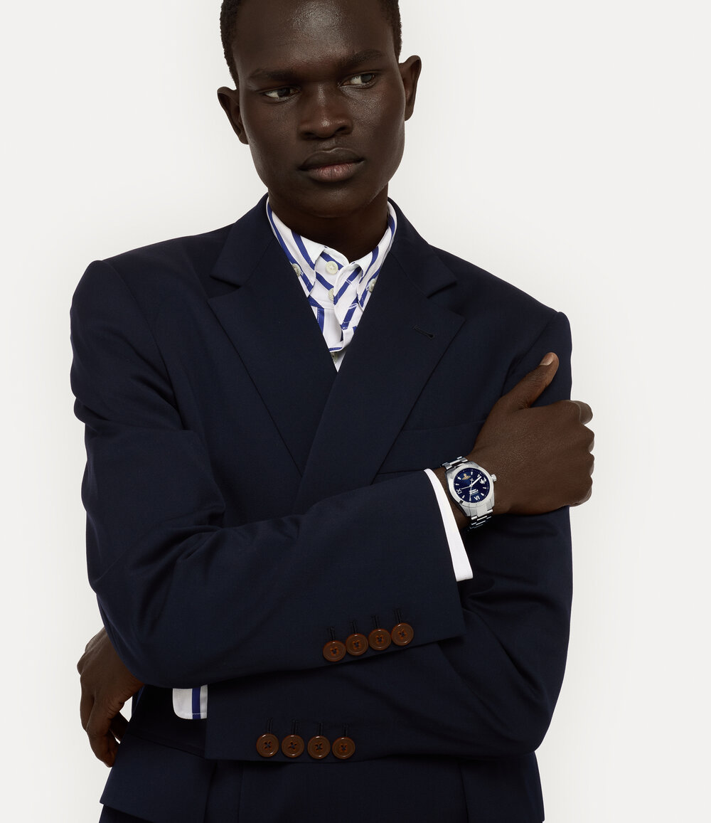 Vivienne Westwood 36 Fenchurch Watch in Blue / Silver, view 2