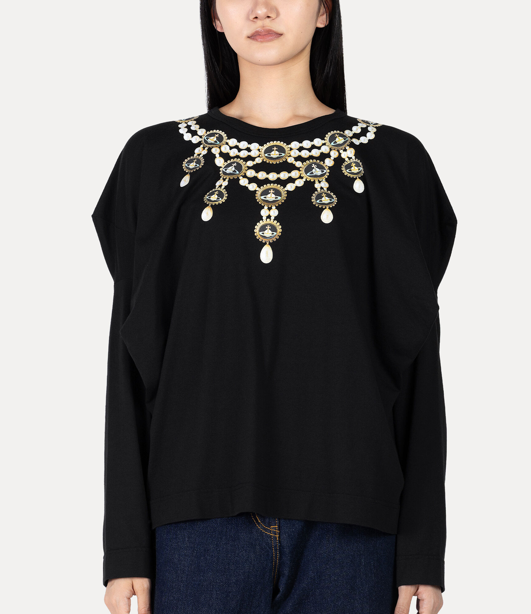 Necklace L/S T-Shirt  large image number 4