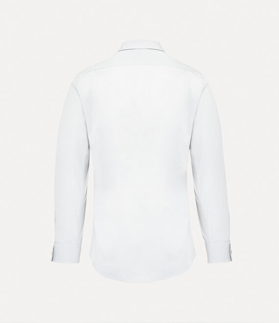 Vivienne Westwood Shirt With Subtle Orb Embroidery And Tailored Fit In Gray