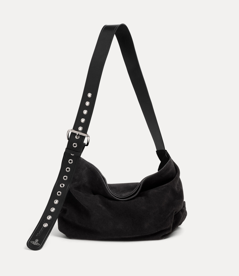 Vivienne Westwood Maxime Medium Shoulder Bag in Black