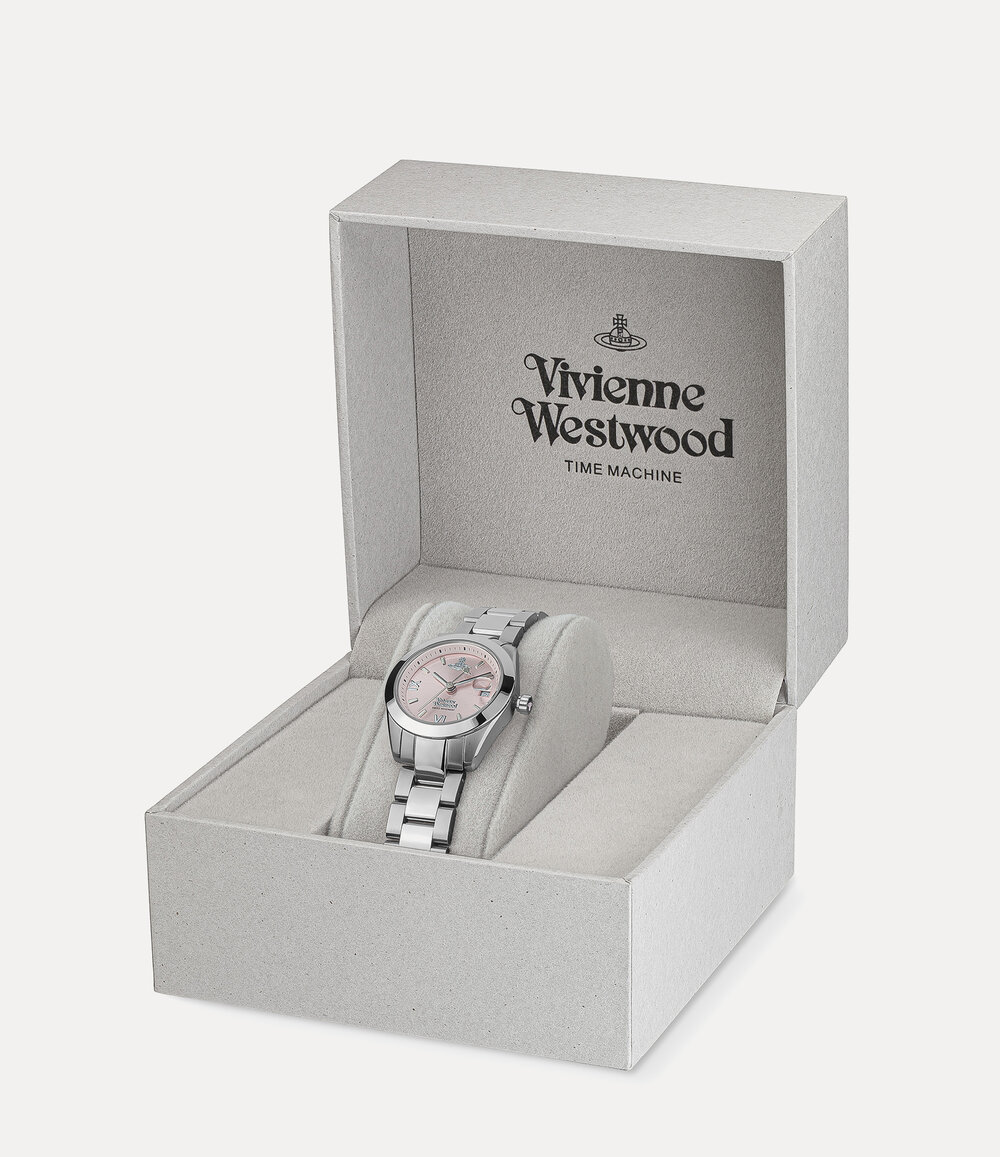 Vivienne Westwood Fenchurch Watch in Silver / Pink, view 4