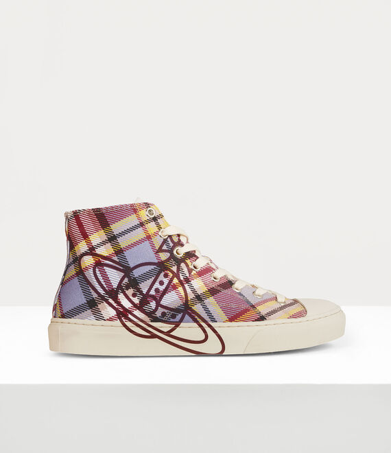 Vivienne Westwood 'top High Plimsoll' Sneakers In Multicolor