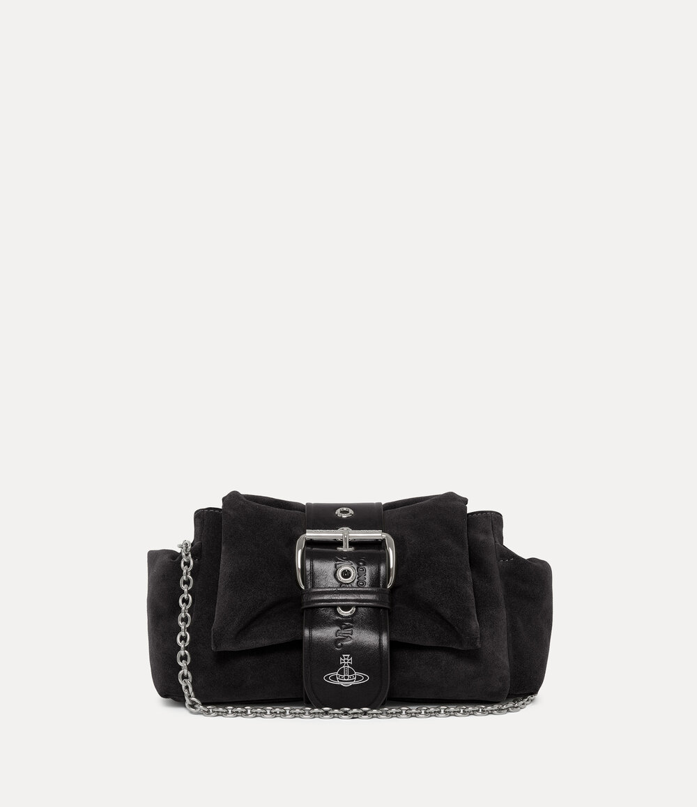 Vivienne Westwood Hazel Treasure Handbag in Black, view 3