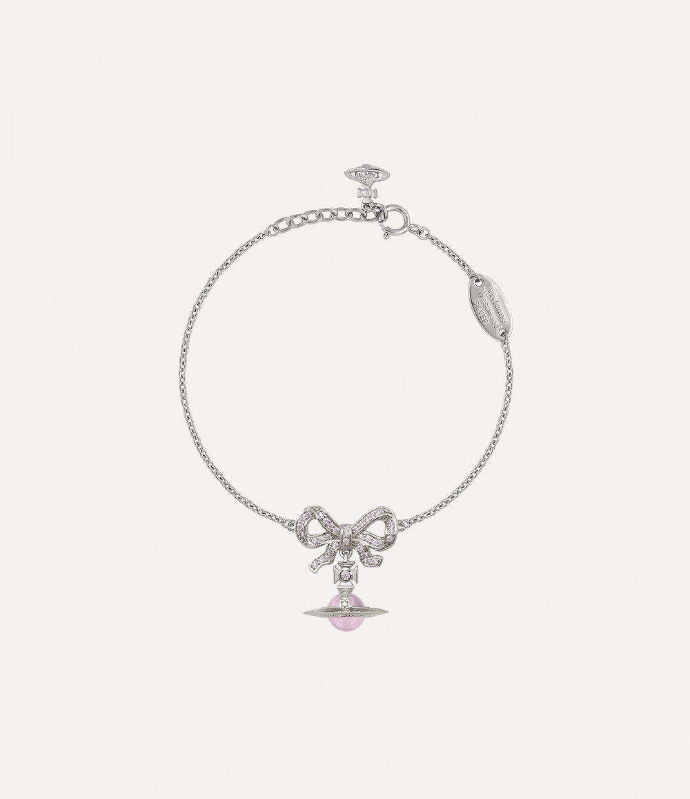 Vivienne Westwood Octavie Bracelet in silverpinkpinkcz