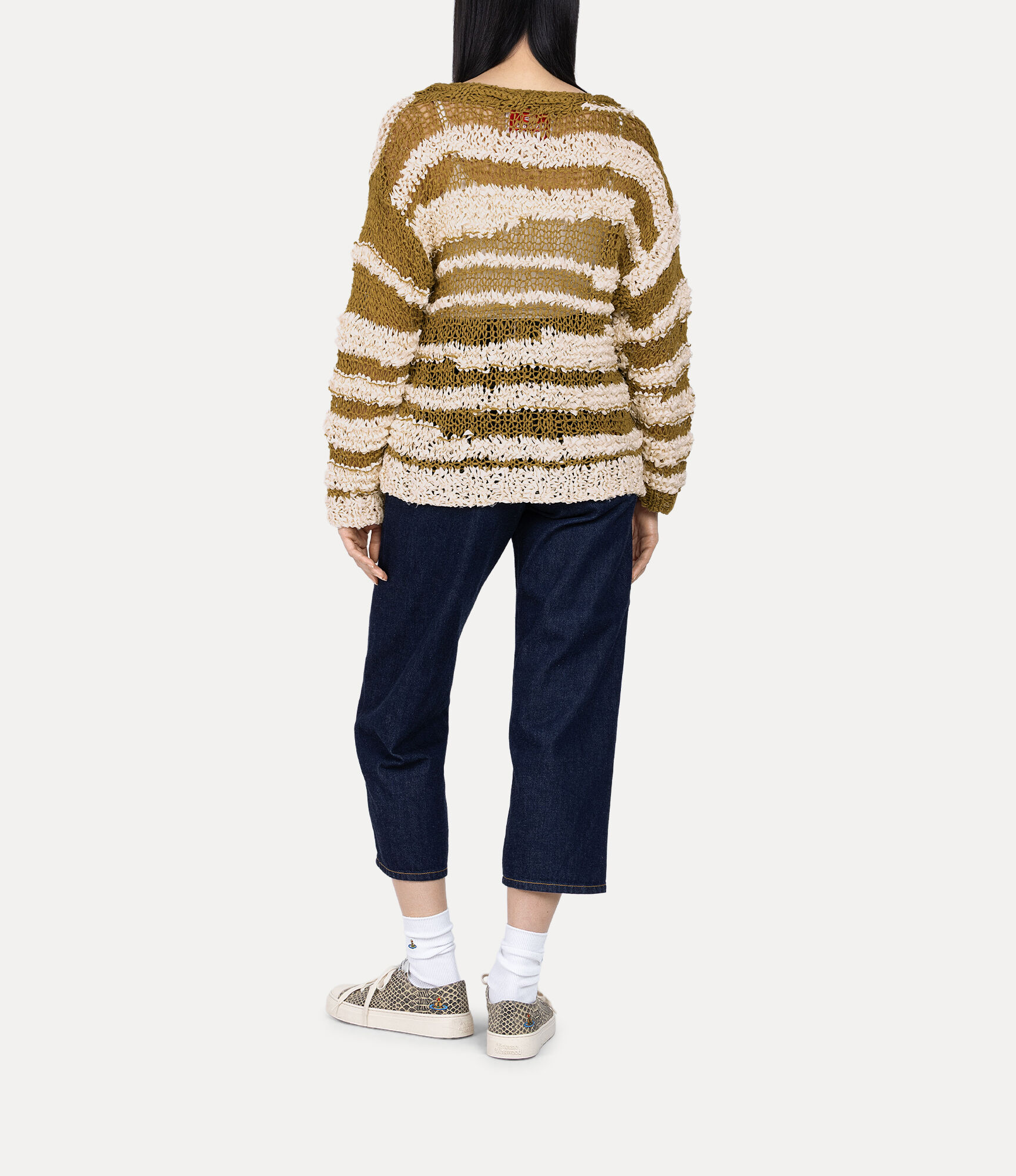Tassel Stripe Knitted Cardigan  large image number 3