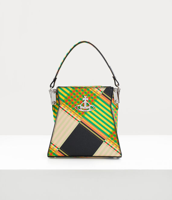 Shop Vivienne Westwood Tuesday Small Handbag In Combat-tartan