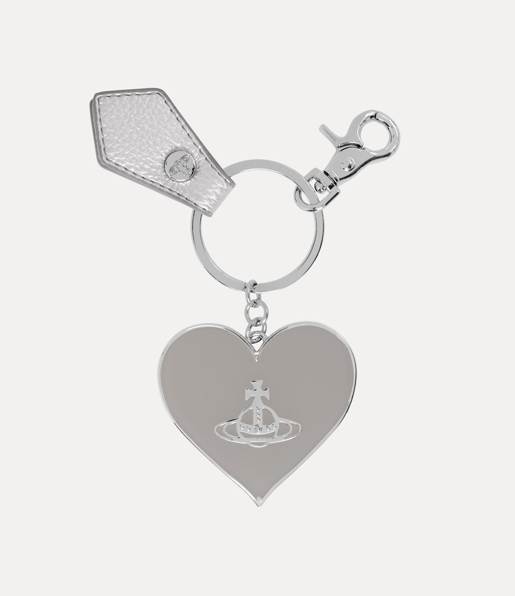 Mirror Heart Orb Keyring