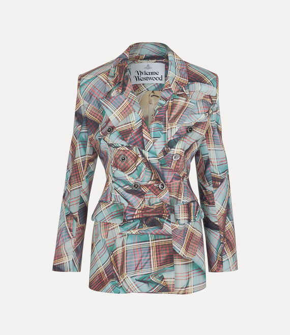 Vivienne Westwood Stewart Jacket Wool Multi-tartan 46 Women