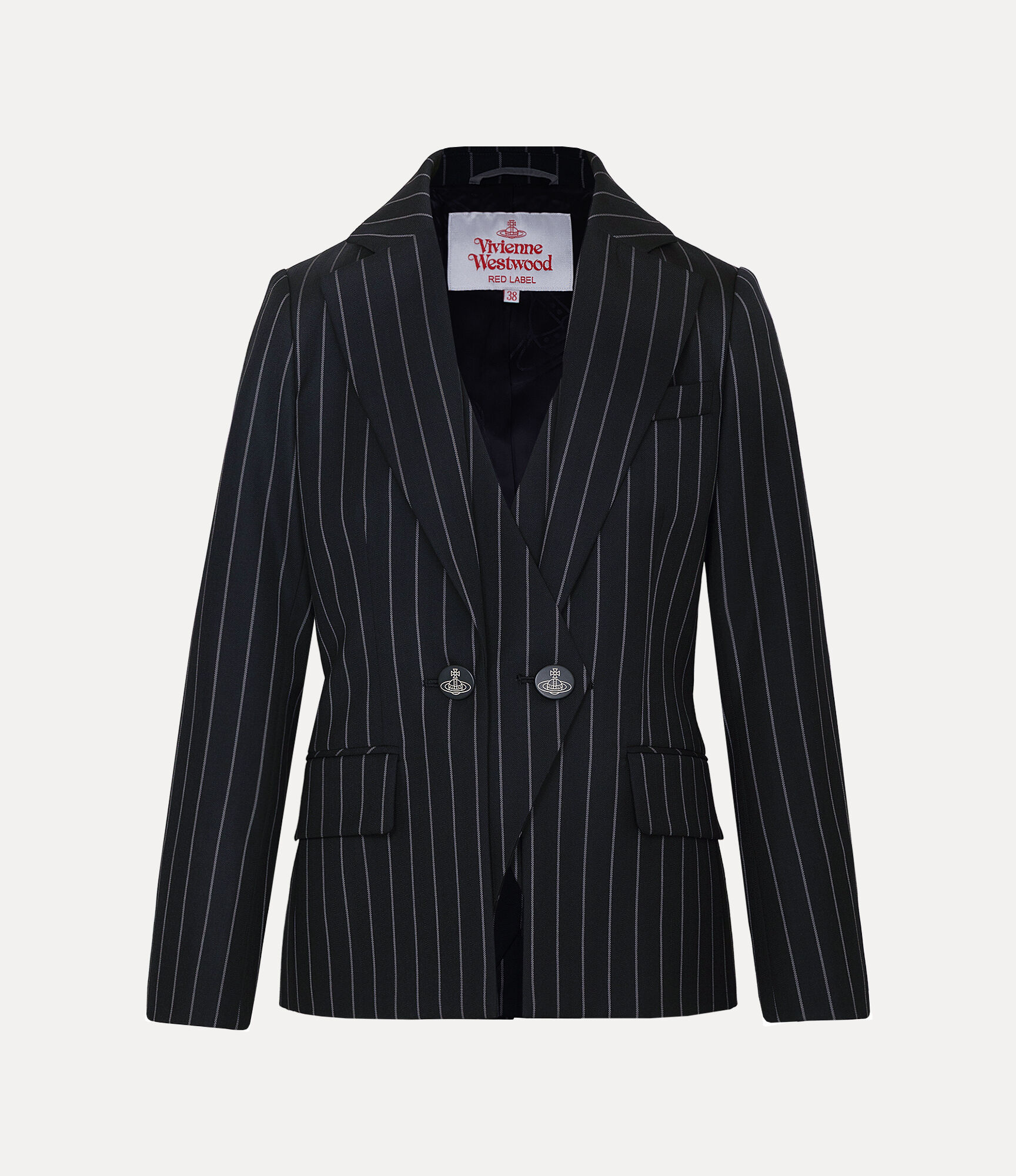 Gabardine Layered Jacket