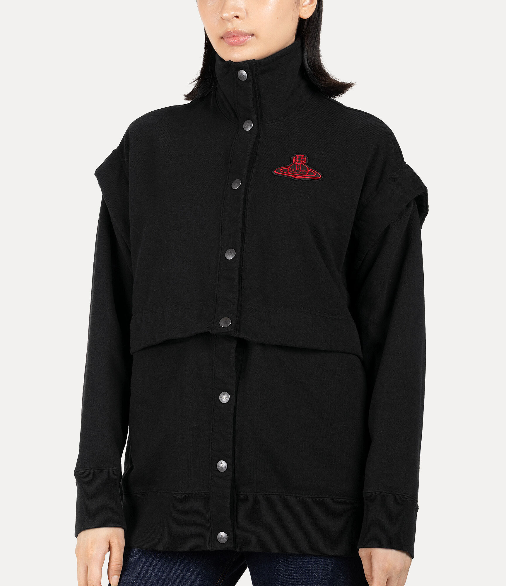 Detachable Felpa Press Stud Blouson  large image number 5