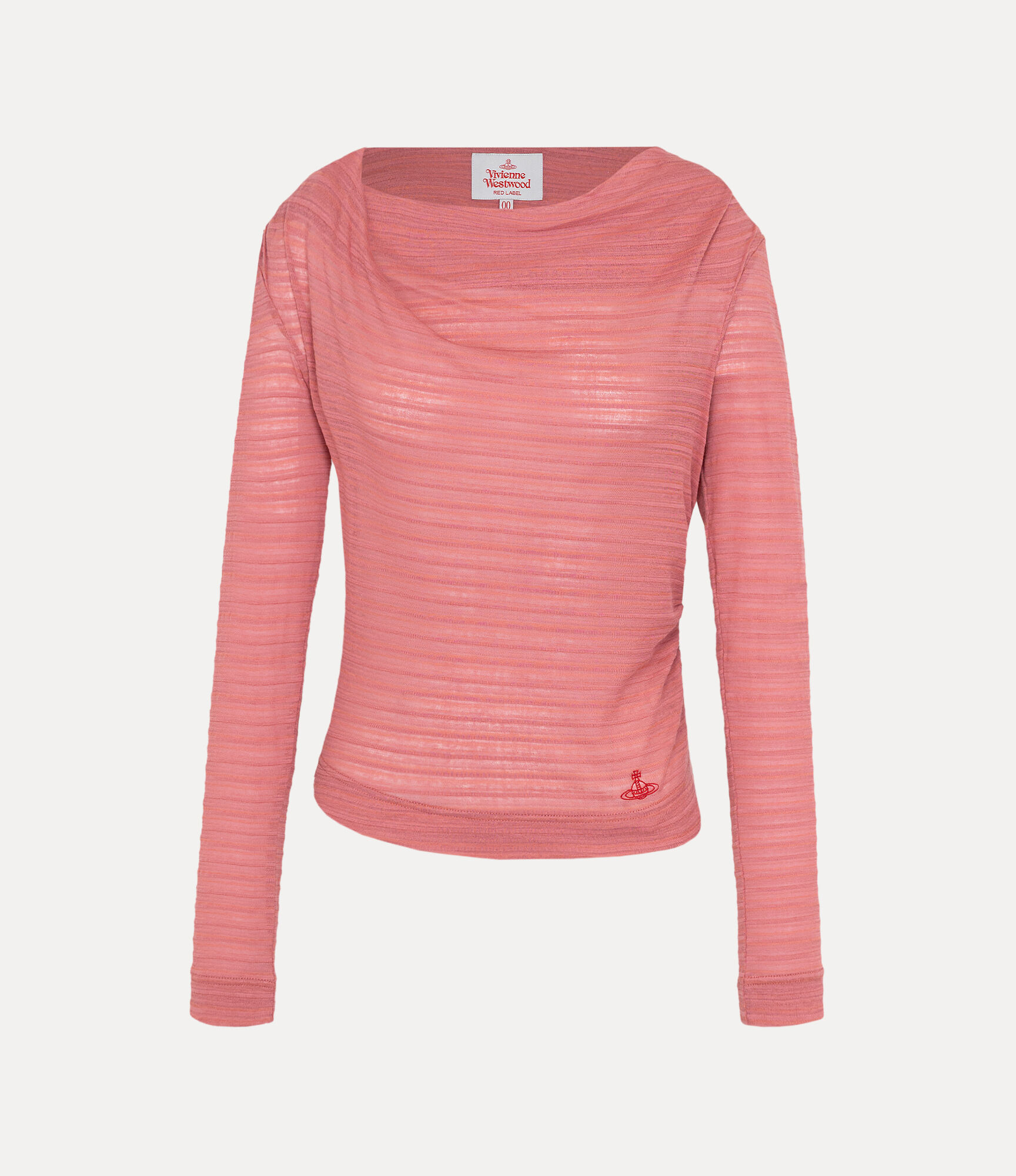 See Through Shadow Drape Top