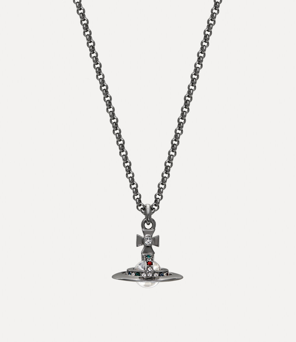 Vivienne Westwood New Petite Orb Pendant Necklace in Silver