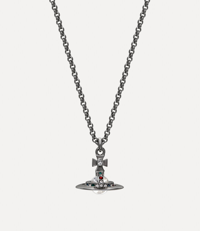 Vivienne Westwood New Petite Orb Pendant Necklace in Silver