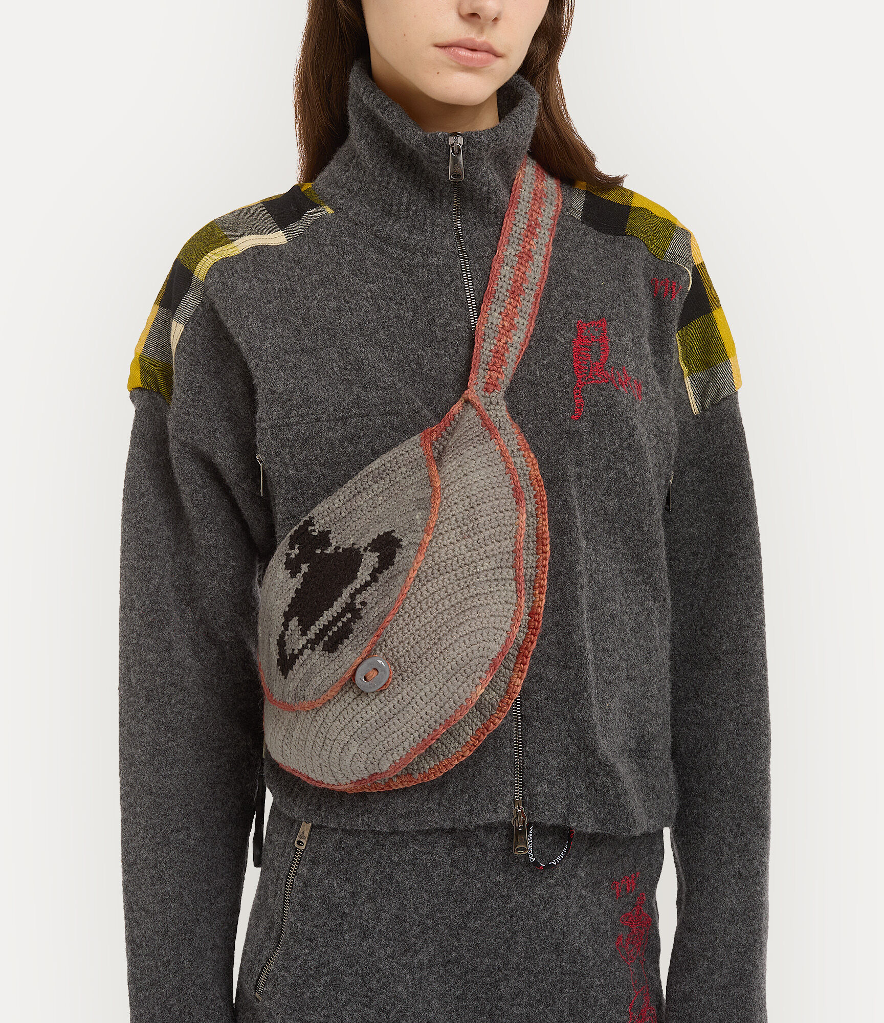 Lucky Halfmoon Crochet Bag