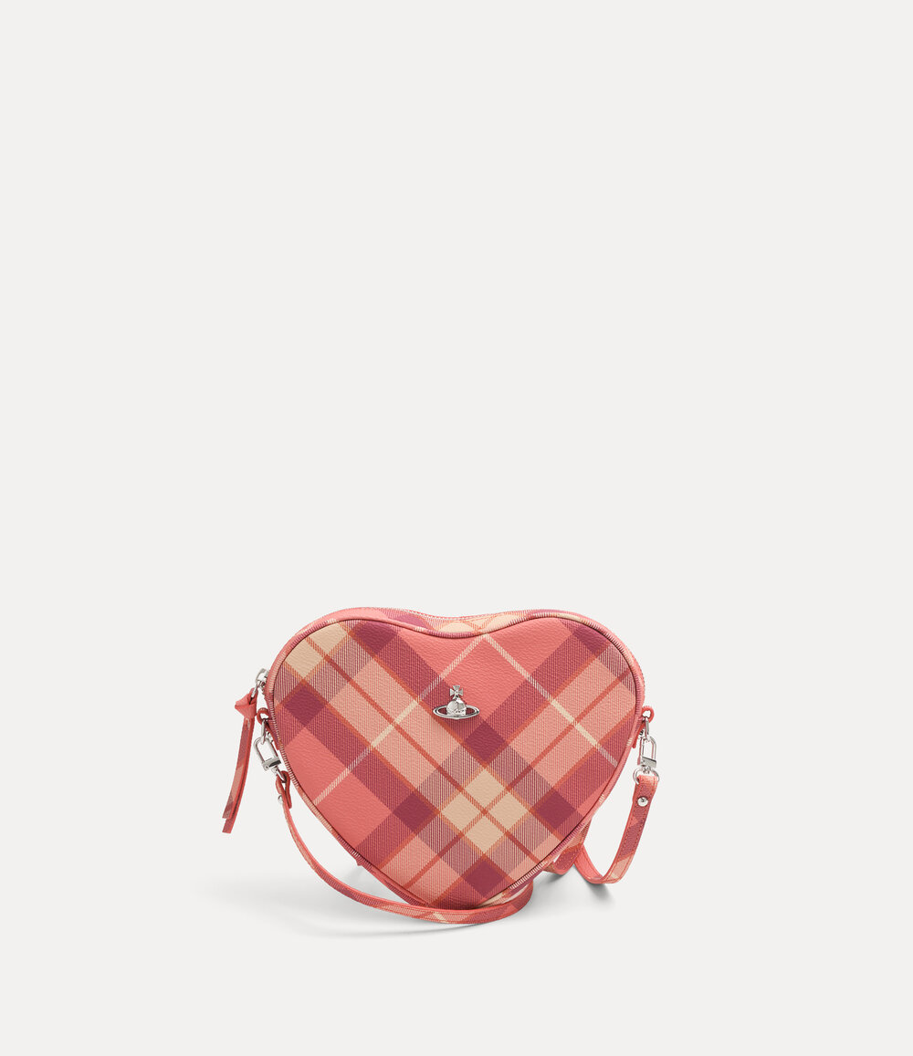 Vivienne Westwood Alexa Heart Crossbody in Fraser Pink