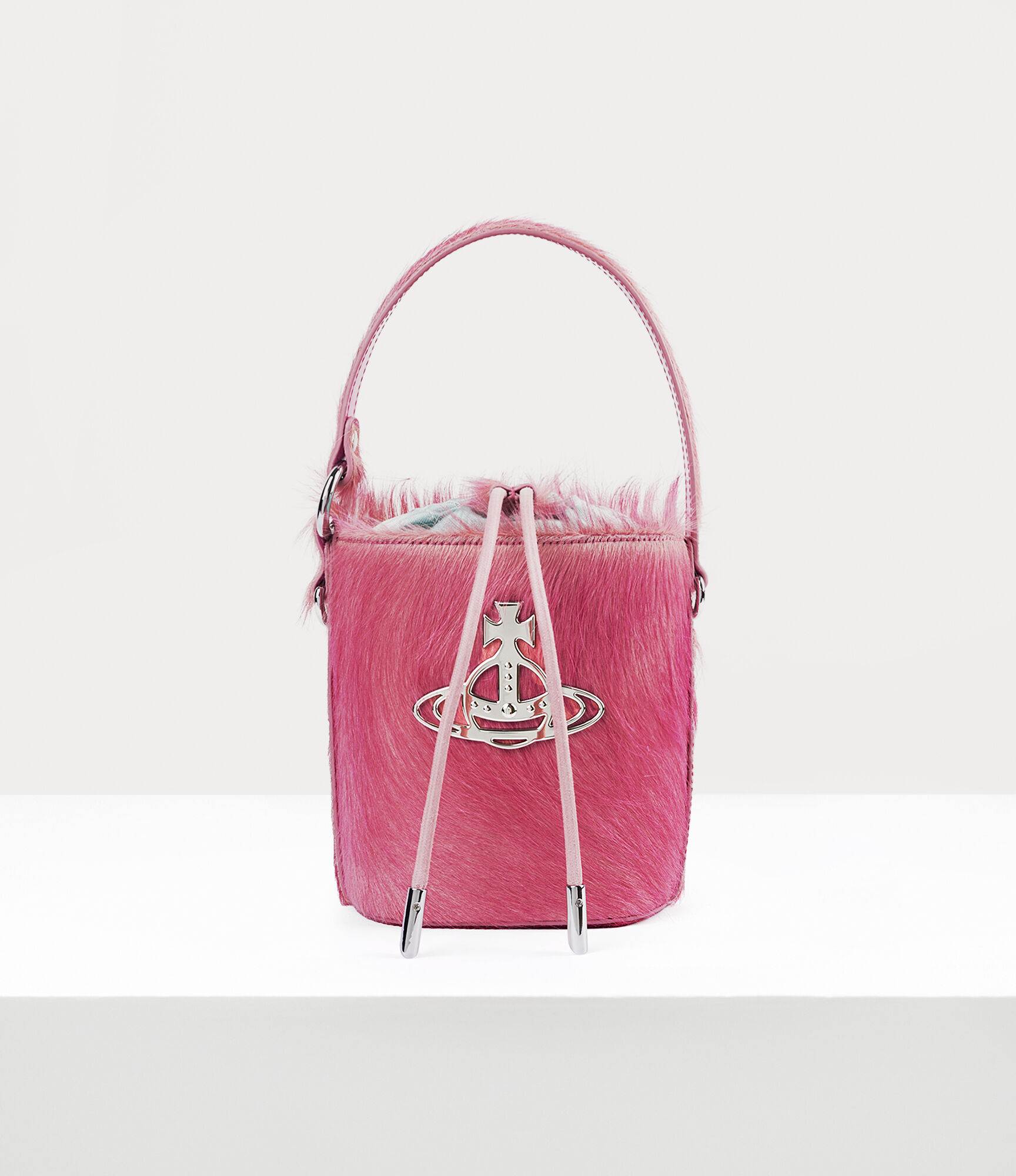 Daisy Drawstring Bucket Bag in PINK | Vivienne Westwood®