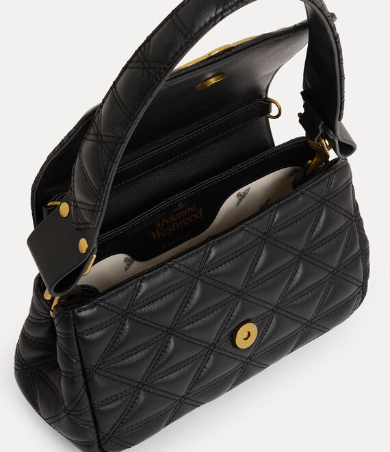Hazel Small Handbag in BLACK | Vivienne Westwood® Hazel Small Handbag in BLACK | Vivienne Westwood®