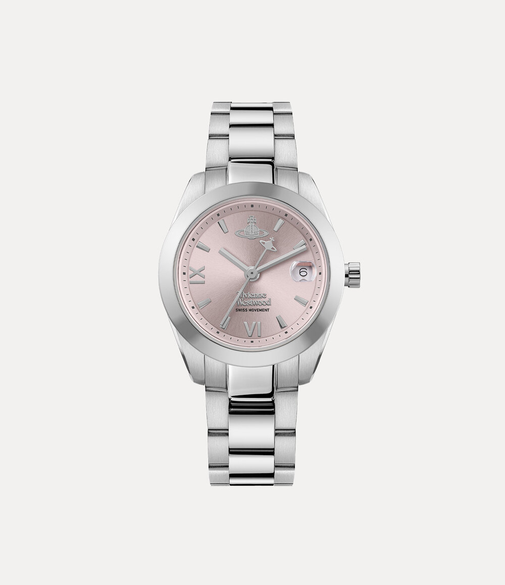 Vivienne Westwood Fenchurch Watch in Silver / Pink