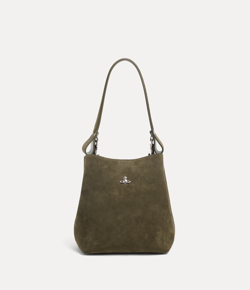 Vivienne Westwood Lottie Small Shoulder Bag in Khaki