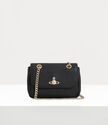 Saffiano plain small purse chain large image numéro 1
