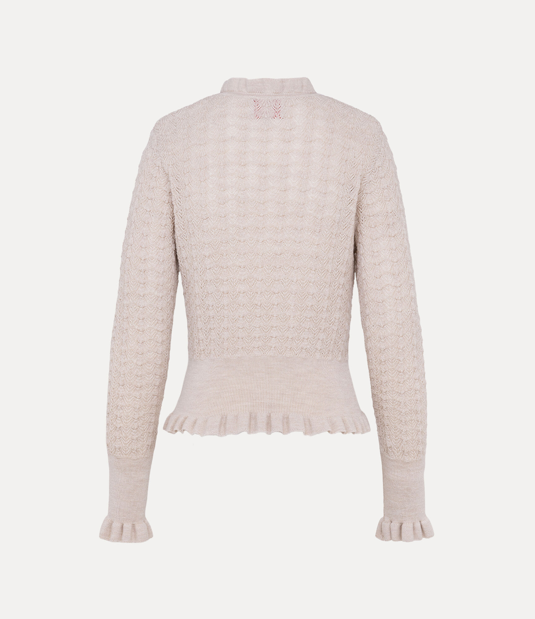 Shell Frill Knit Pullover  large image number 5