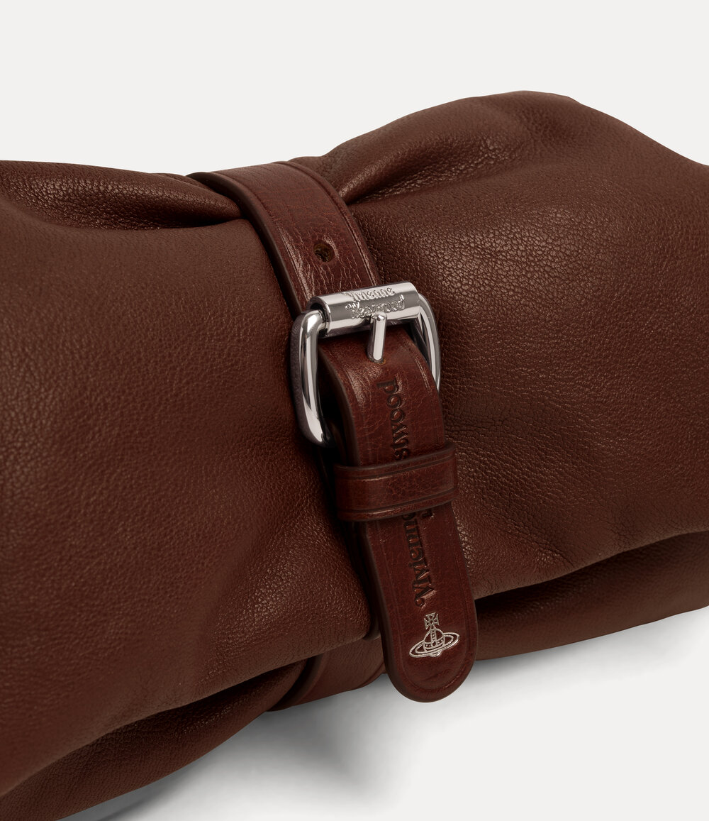Vivienne Westwood Hazel Treasure Clutch in Chestnut, view 4