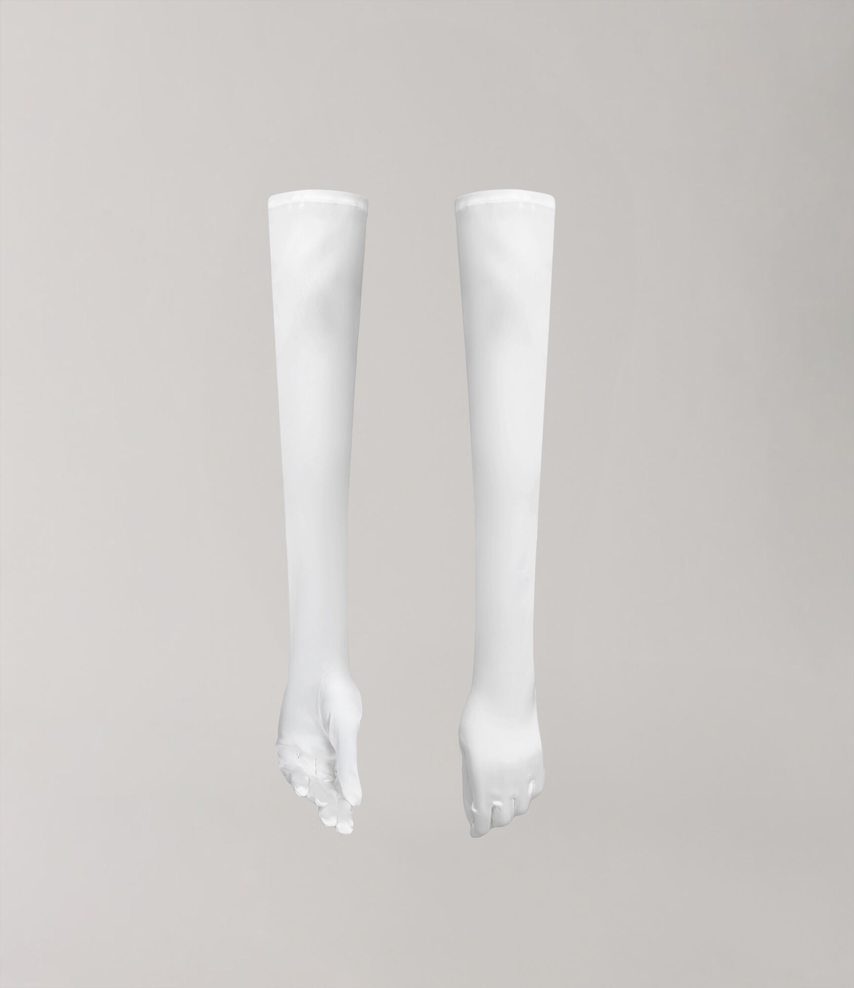 Classic Satin Opera Gloves 43cm 