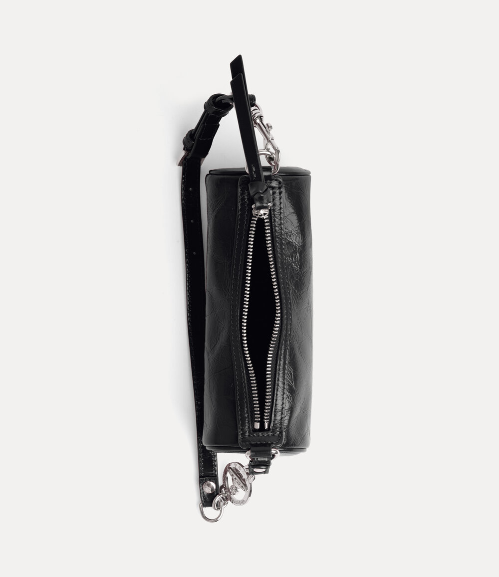 Vivienne Westwood Cindy Small Pouch in Black, view 5