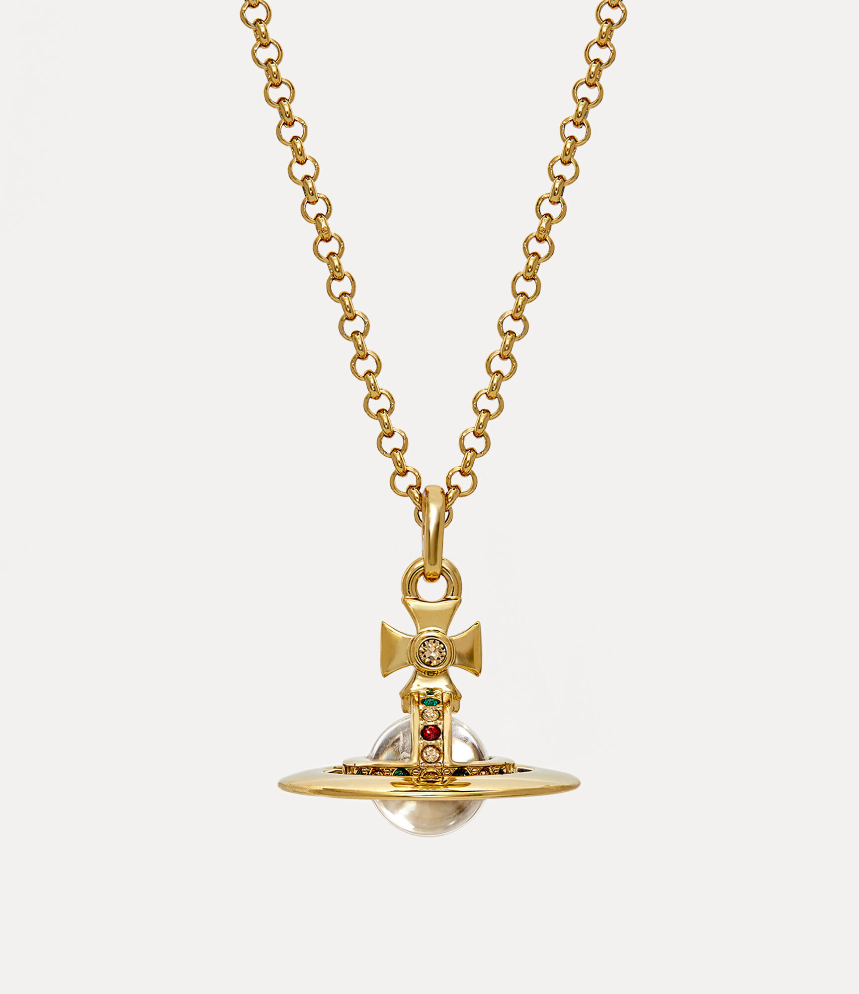 New Tiny Orb ペンダントネックレス - ゴールド | Vivienne Westwood®