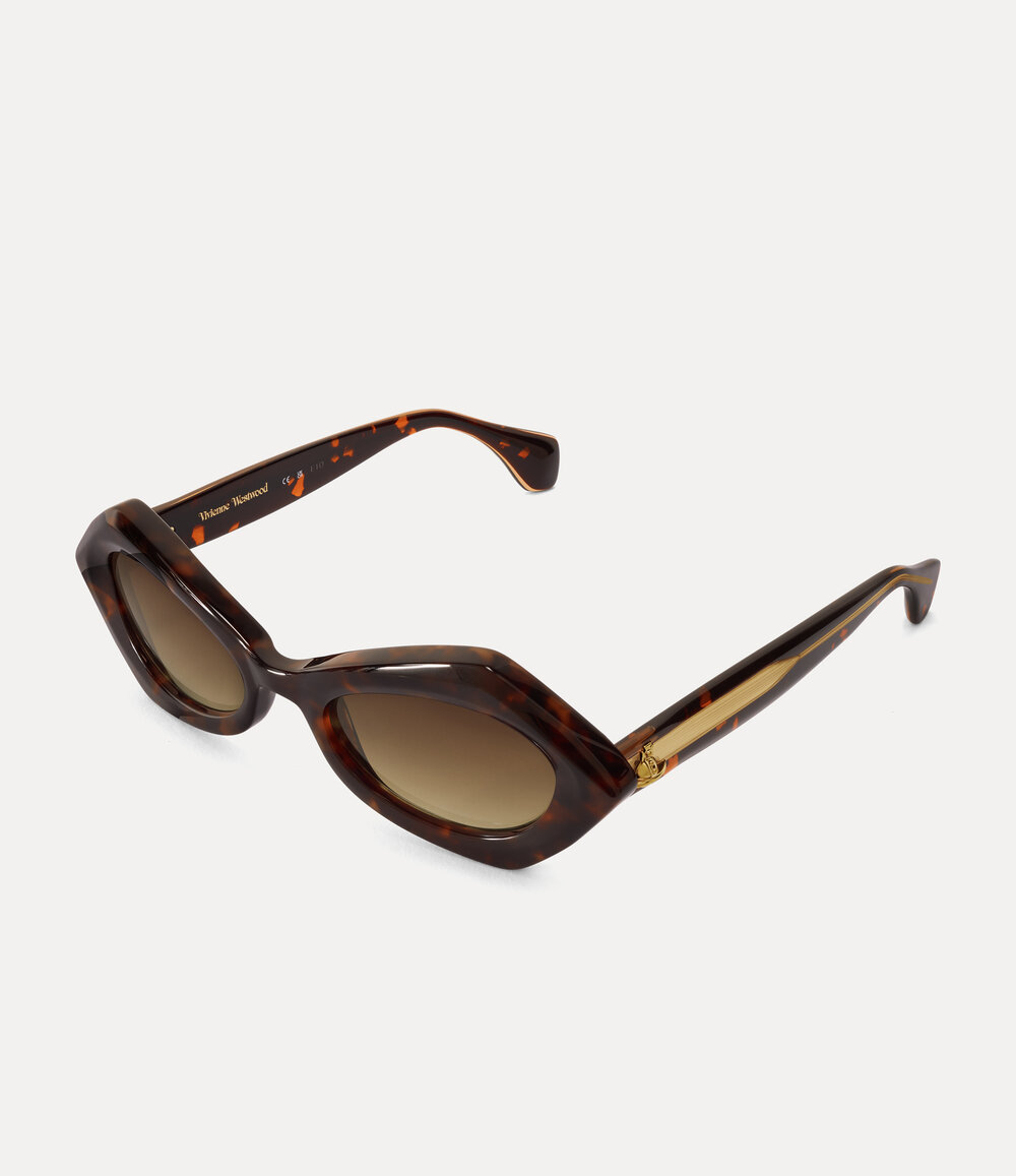 Vivienne Westwood Milano Sunglasses in Brown, view 4