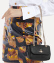 Saffiano plain small purse chain large image numéro 2