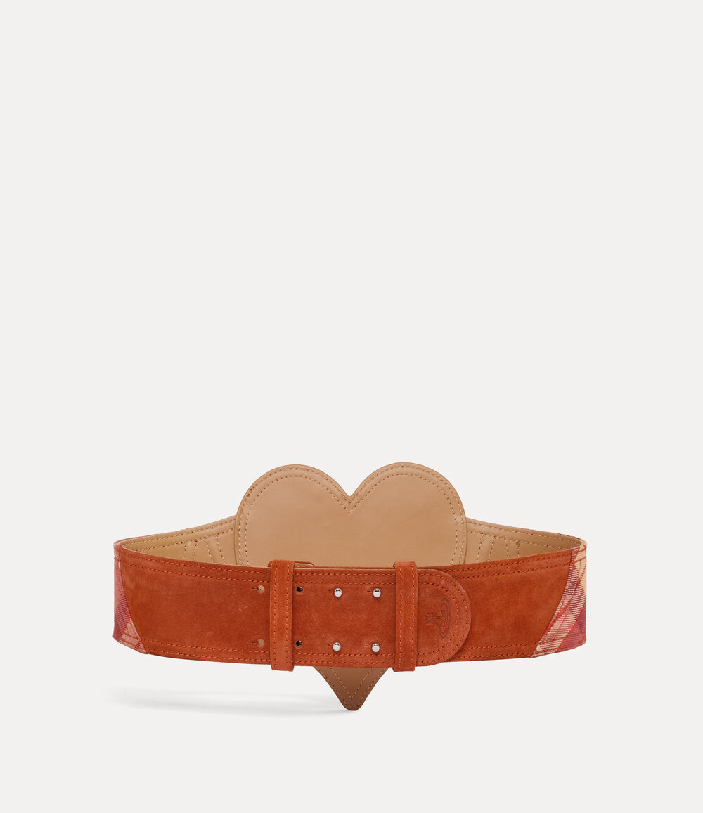 Vivienne Westwood Heart Corset Belt in Fraser Pink, view 4