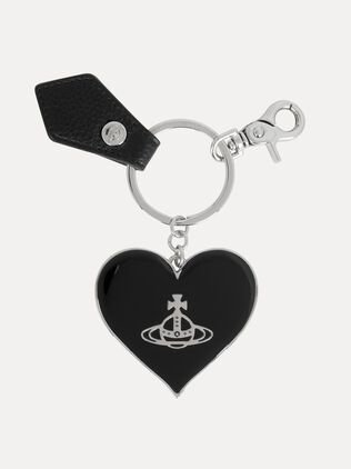 Mirror Heart Orb Keyring