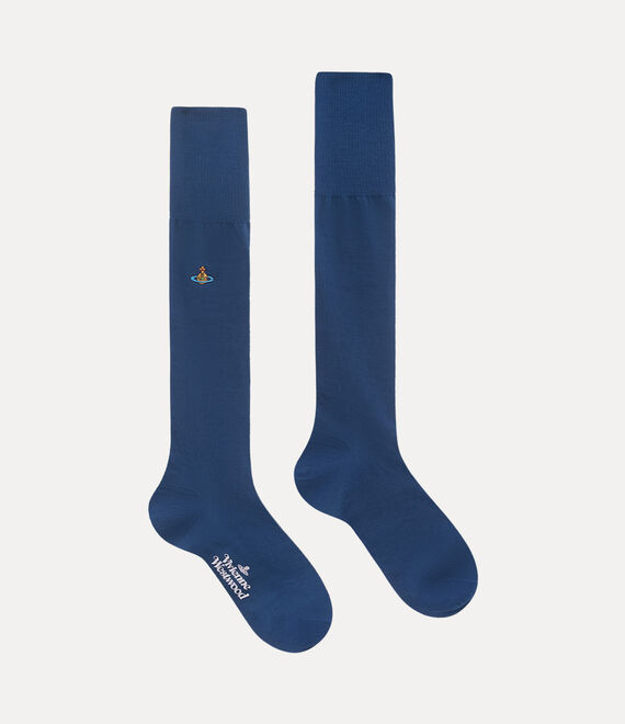 Uni Colour Plain Knee High Socks