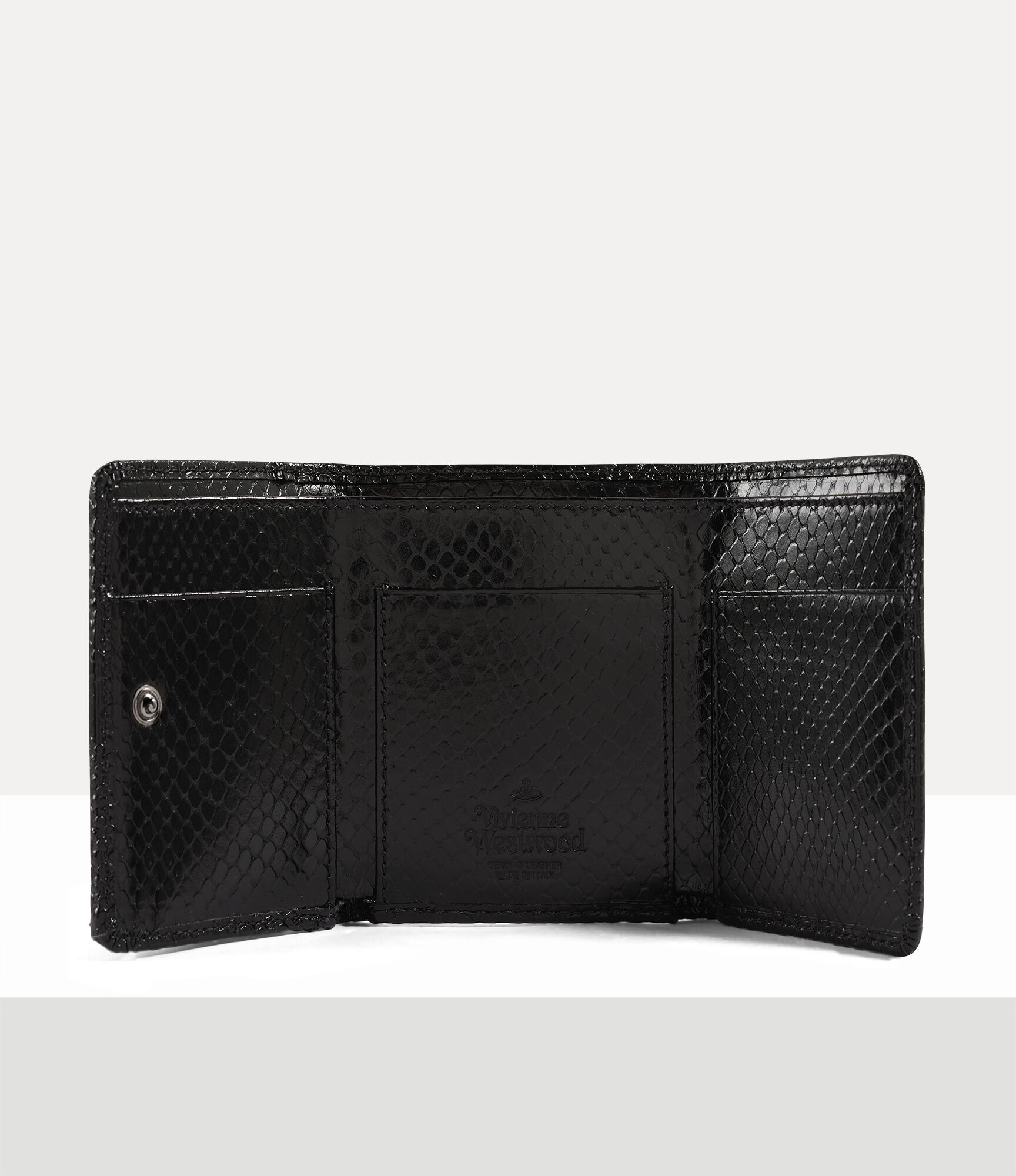 Small Flap Purse in BLACK | Vivienne Westwood®