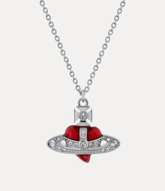 New diamante heart pendant