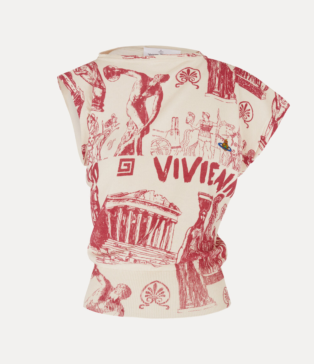 Vivienne Westwood Justine Top in dove white