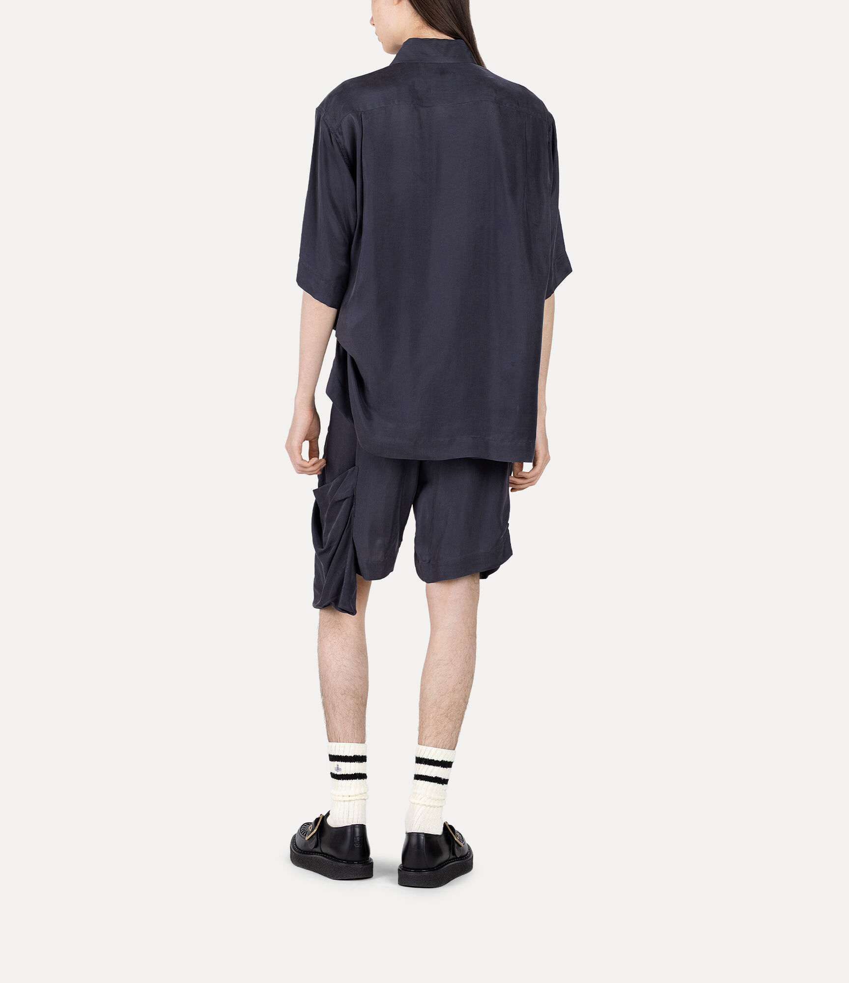Tuck Short Sleeve Shirt in GRAY | Vivienne Westwood®