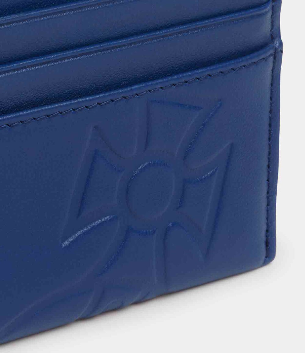 Vivienne Westwood Slim Card Holder in Dark Blue, view 3