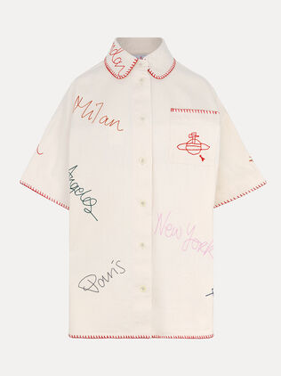 Little Cities Emb Denim Shirt