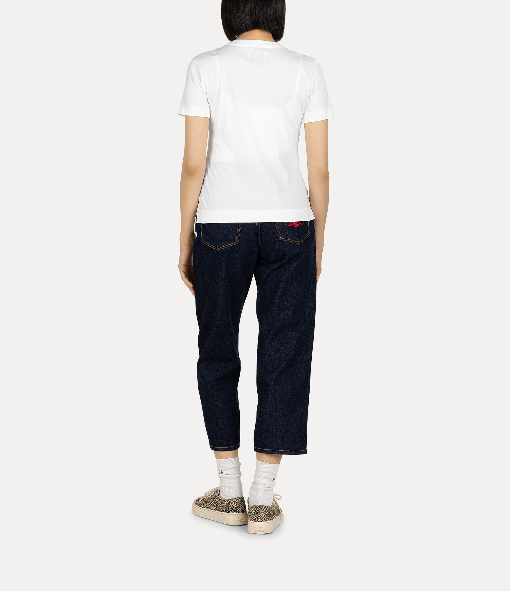 Cat Print Classic T-shirt in WHITE | Vivienne Westwood®
