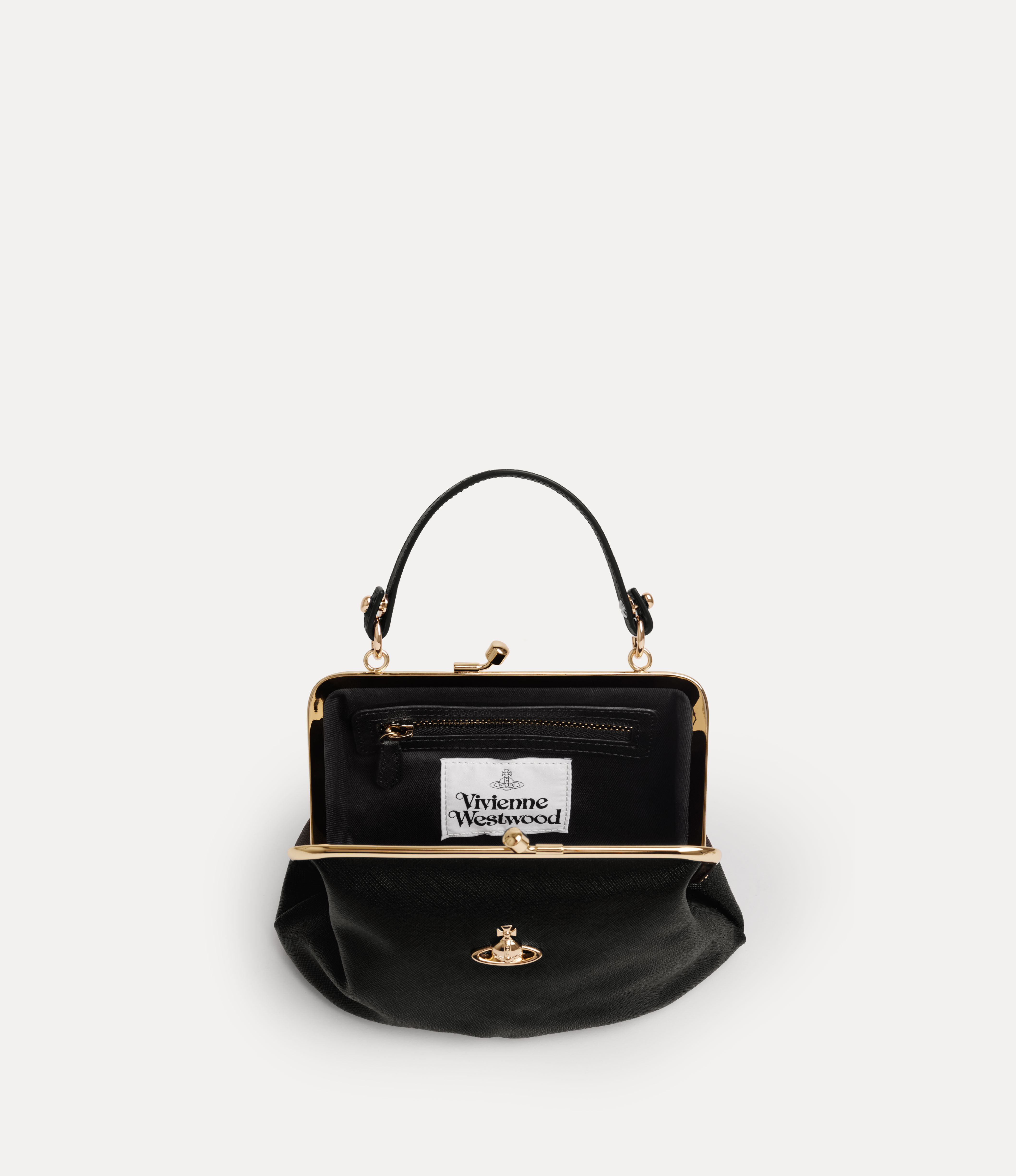 Granny がま口バッグ - ブラック | Vivienne Westwood®