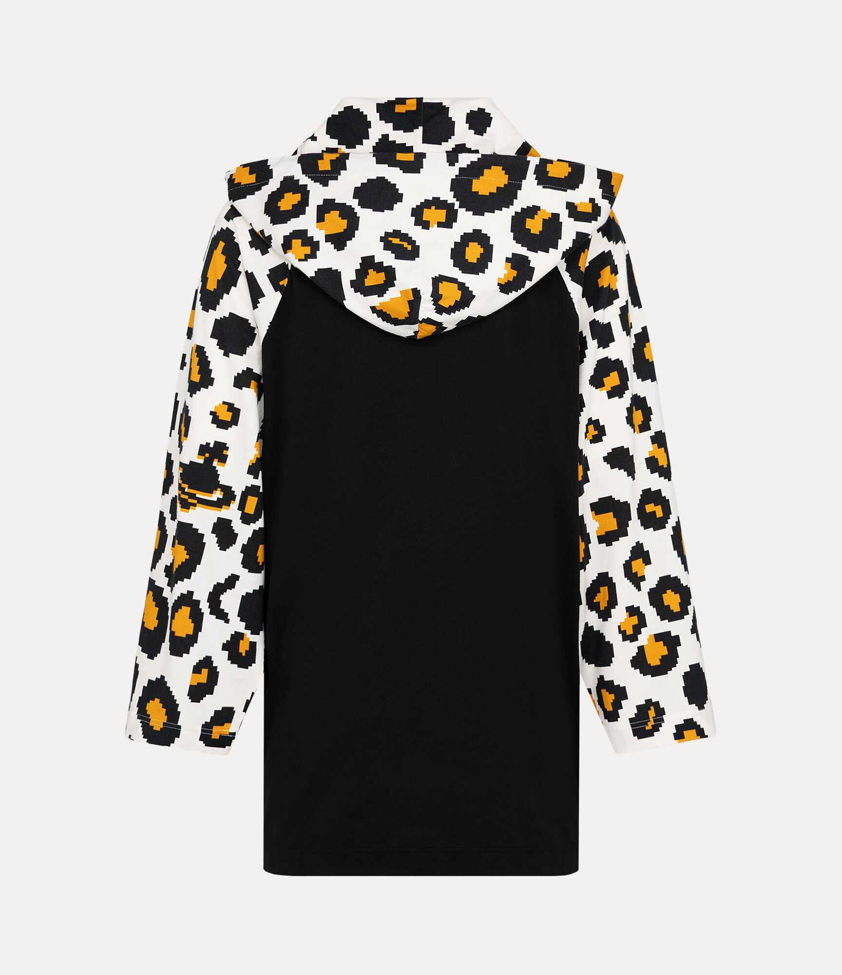 Halftone Bear Hood Ls T-Shirt  large image number 5