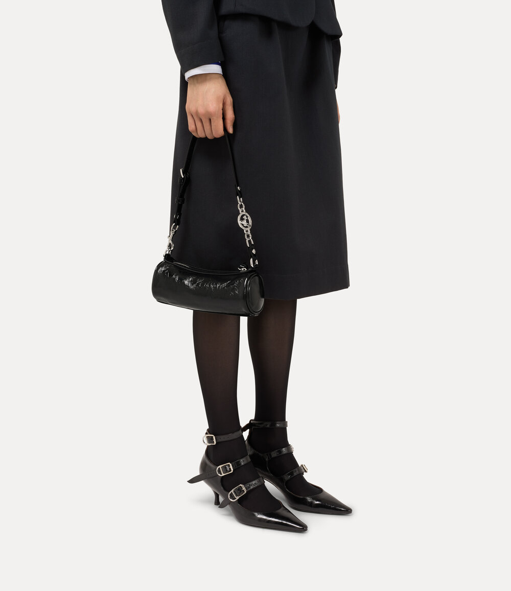 Vivienne Westwood Cindy Small Pouch in Black, view 2