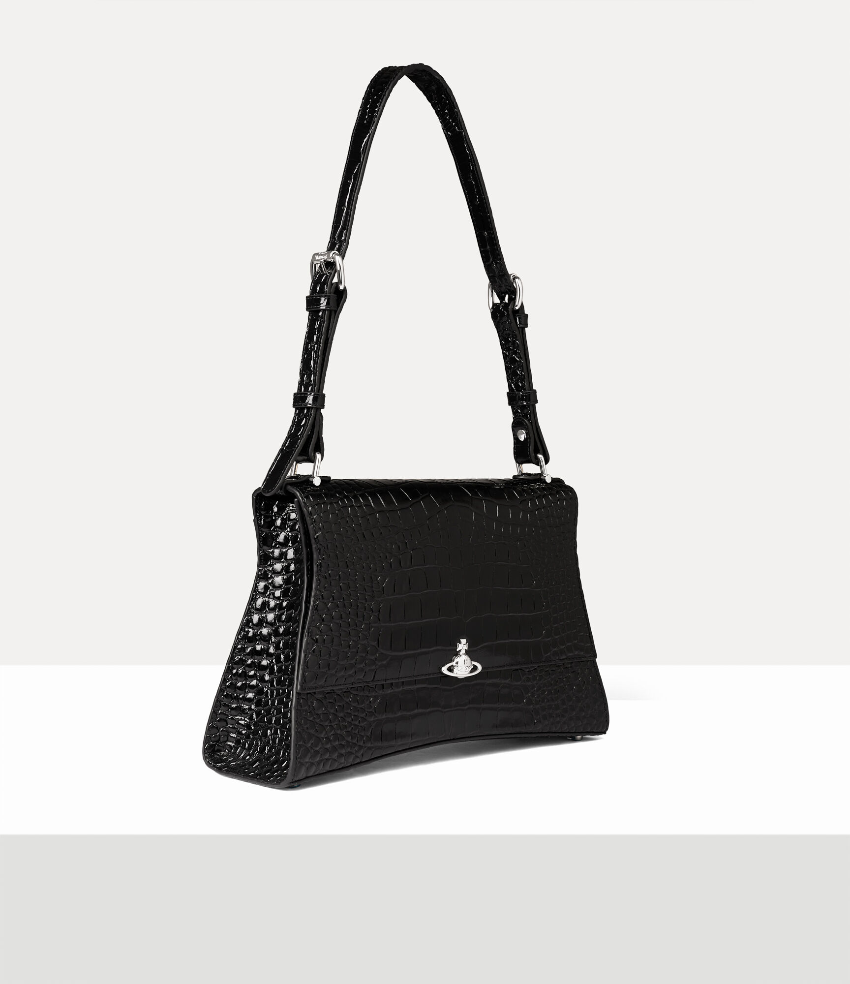 Bianca ミディアム ショルダーバッグ - ブラック | Vivienne Westwood®
