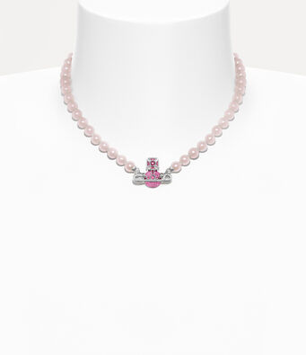 Kitty pearl necklace