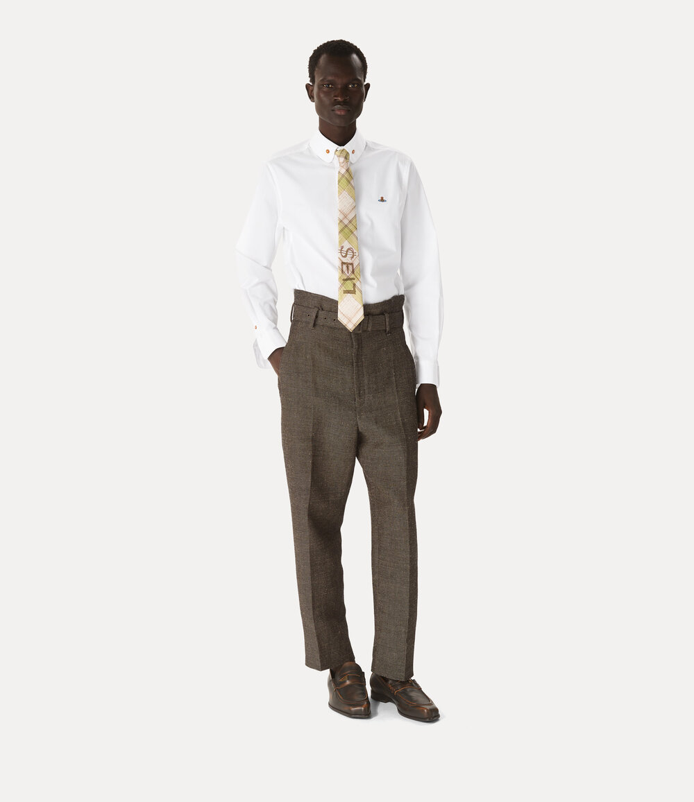 Vivienne Westwood Two Button Krall Shirt in White, view 2